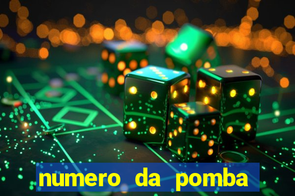 numero da pomba jogo do bicho